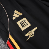 25/26 ARS Black Retro Edition Kids Half Pull Tracksuit #E25178(童装半拉链)