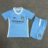 2011/2012 Man City Home Kids Retro Soccer Jersey