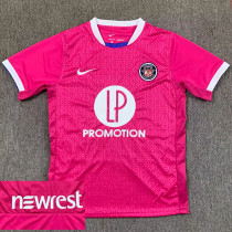 25/26 Toulouse FC Away Fans Soccer Jersey(前后带广告）