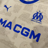 25/26 Marseille fourth Player Version Soccer Jersey(Print all sponsors）全广告