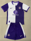 25/26 Toulouse FC Home  Kids Soccer Jersey