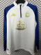 25/26 La Coruna White Half Pull Tracksuit (半拉链)
