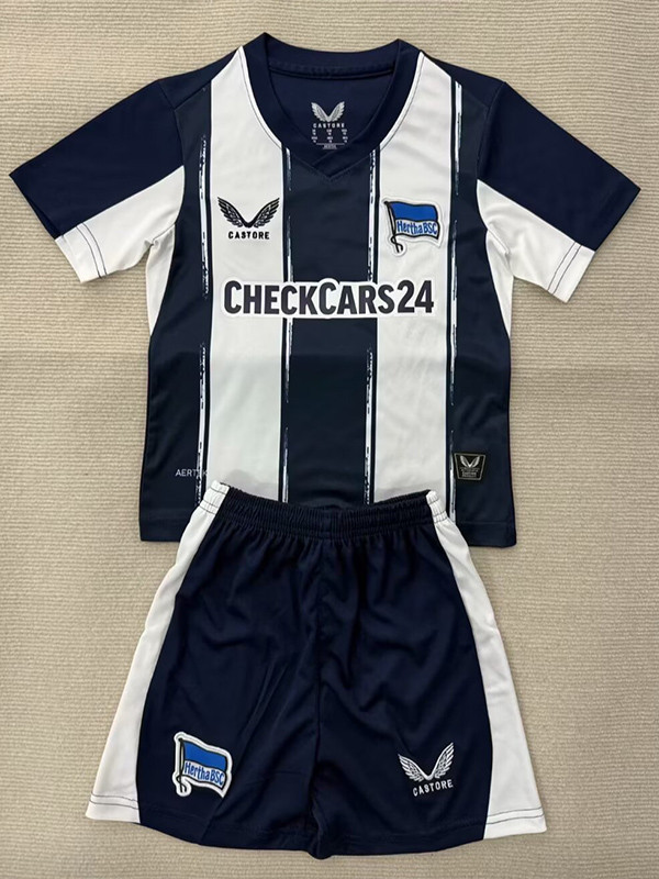 25/26  Hertha BSC Home Kids Soccer Jersey