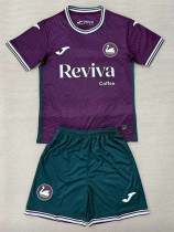 25/26 Swansea Away Kids Soccer Jersey