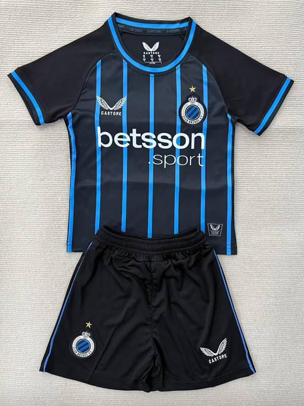 25/26 Brugge KV Home Kids Soccer Jersey