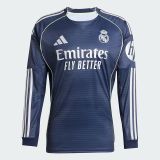 25/26 Season - Real Madrid Away Player Version Long-Sleeved Shirt