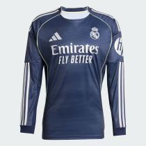 25/26 Season - Real Madrid Away Player Version Long-Sleeved Shirt