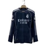 25/26 Real Madrid Away Fan Long-Sleeved Jersey