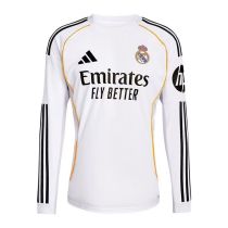25/26 season  Real Madrid  Home Player Version  Long sleeved jersey