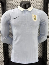 26/27 Uruguay Home Player version Long Sleeve Soccer Jersey