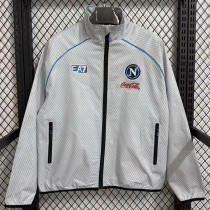 25/26 Napoli Grey White Embroidery windbreaker