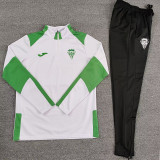 25/26 Córdoba White Half Pull Tracksuit (半拉链)