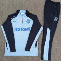 25/26 Rangers Sky Blue Half Pull Tracksuit (半拉链)