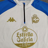 25/26 La Coruna White Half Pull Tracksuit (半拉链)