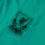 25/26 LIV Green Half Pull Tracksuit#B25132 (半拉链)