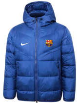 25/26 BAR Blue Hooded Cotton Coat 连帽棉衣