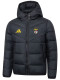 25/26 Benfica Black Hooded Cotton Coat 连帽棉衣