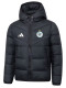 25/26 Algeria Black Hooded Cotton Coat 连帽棉衣