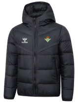 25/26 Real Betis Black Hooded Cotton Coat 连帽棉衣