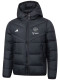 25/26 Man Utd AD White Logo Black Hooded Cotton Coat 连帽棉衣
