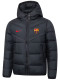 25/26 BAR NK Black Hooded Cotton Coat 连帽棉衣