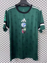 25/26 Schalke 04 150th Anniversary Edition Fans Soccer Jersey带章