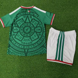 26/27 Mexico Home Kids  Player Version Soccer Jersey球员