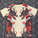 26/27 Japan Y-3 Yellow Black Dragon Fans Soccer Jersey