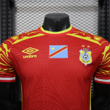 26/27 Congo Red Player Version Soccer Jersey(带章)