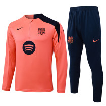 25/26 BAR Fluorescent Orange Half Pull Tracksuit# B25136 (半拉链)