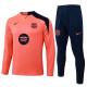 25/26 BAR Fluorescent Orange Half Pull Tracksuit# B25136 (半拉链)