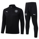 25/26 Man City White Lightning Half Pull Tracksuit#B25133 (半拉链)