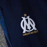 25/26 Marseille Royal Blue Kids Half Pull Tracksuit#B25127  (半拉链)