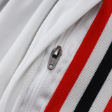 25/26 Flamengo White Half Pull Tracksuit #B25129 (半拉链)