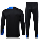25/26 PSG Black(T90 Edition) Inkjet Half Pull Tracksuit#B25122 (半拉链)