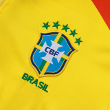 25/26 Brazil Yellow Half Pull Tracksuit #B25134 (半拉链)