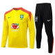 25/26 Brazil Yellow Half Pull Tracksuit #B25134 (半拉链)