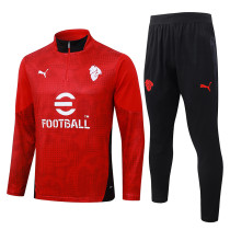 25/26 ACM Red inkjet Half Pull Tracksuit #B25143 (半拉链)