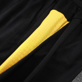 25/26 Dortmund Light Gray Inkjet Kids Half Pull Tracksuit#E25218  (半拉链)
