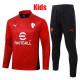 25/26 ACM Red inkjet Kids Half Pull Tracksuit #E25205 (半拉链)
