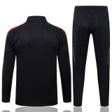 25/26 LIV Black Kids Half Pull Tracksuit #E25219 (半拉链)