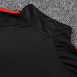 25/26 LIV Black Half Pull Tracksuit #B25141 (半拉链)