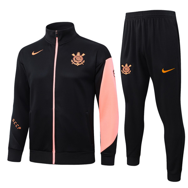 25/26  Corinthians Black Jacket Tracksuit #A25112