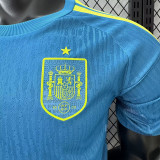 26/27 Spain Ｇoalkeeper Blue Player Version Soccer Jersey