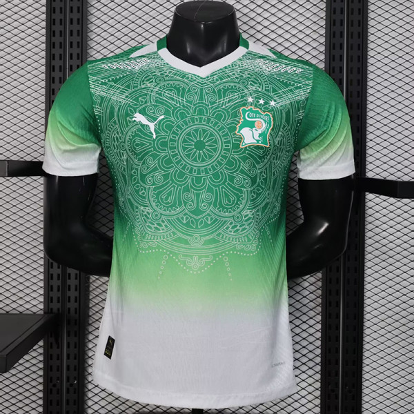 26/27 Cote d'Ivoire Special Edition Green Player Version Soccer Jersey