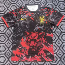 26/27 Brazil Cheetah Special Edition Red Fans Soccer Jersey