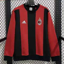 26/27 ACM Red & Black Striped Casual Thick Hoody