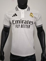 26/27 RMA White Player Version Polo Shirts