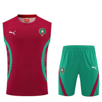 25/26 Morocco Red Training Shorts Suit