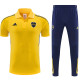 25/26 Boca Juniors Yellow polo shirts pants suit